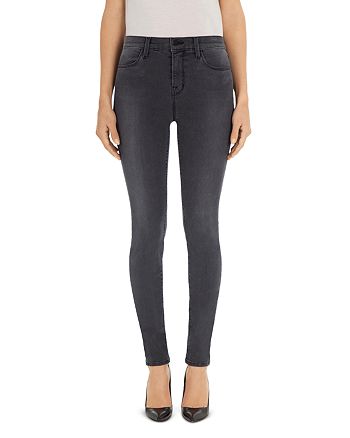 J Brand Maria High-Rise Skinny Jeans in Night Bird | Bloomingdale's