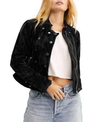 Free People Dusk Till Dawn Velvet Jacket Bloomingdale s