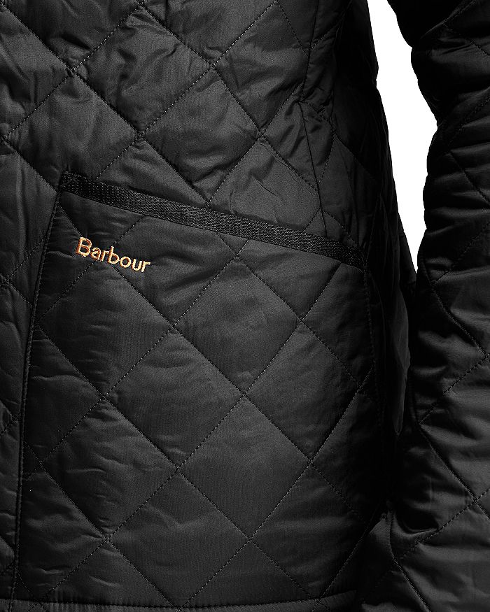 Shop Barbour Heritage Liddesdale Diamond Quilted Jacket In Black