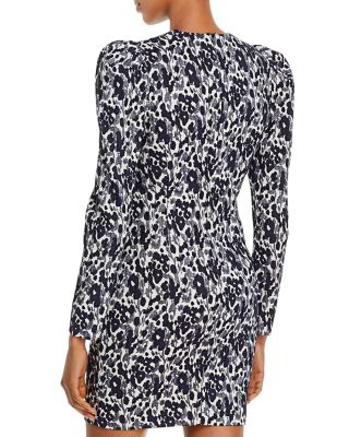 Black Halo Hadley Long Sleeve Mini Dress | Bloomingdale's Women