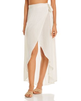 wrap skirt swim cover up