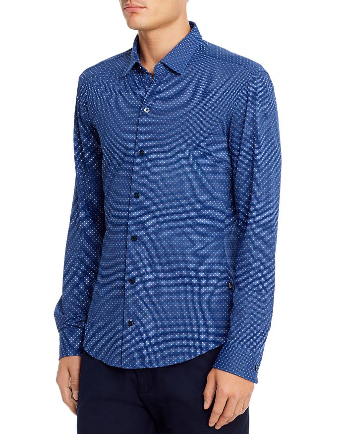 Hugo boss slim fit stretch dress shirt Clearance