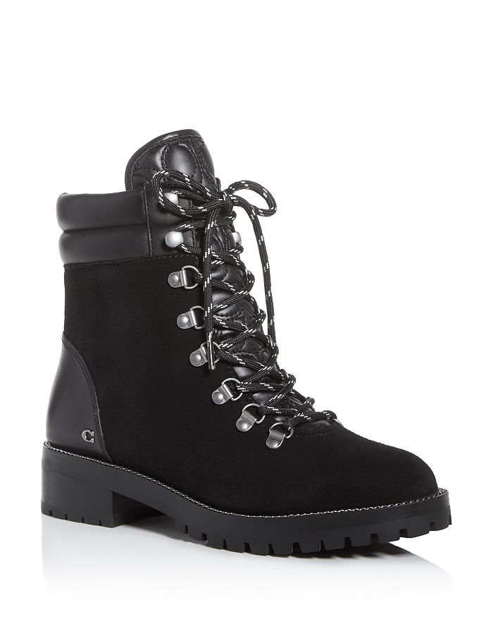 Coach combat boots 2025