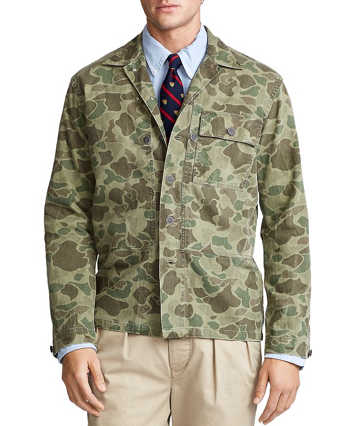 Polo Ralph Lauren Classic Fit Camo Shirt Jacket | Bloomingdale's
