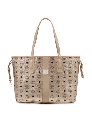 mcm gold tote