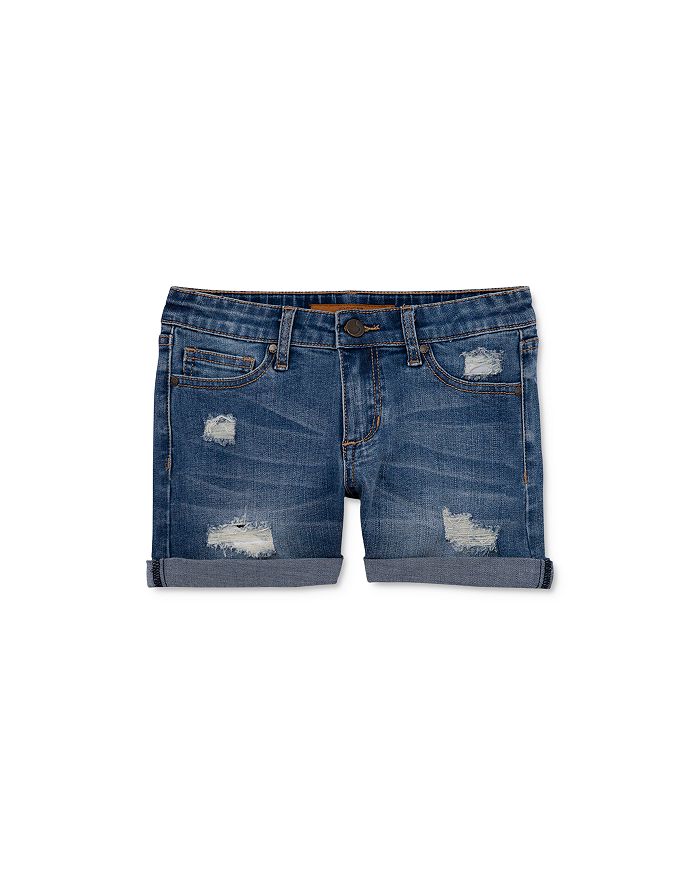 Joe's Jeans Girls' The Markie Mid-Rise Roll-Cuff Denim Shorts - Little ...
