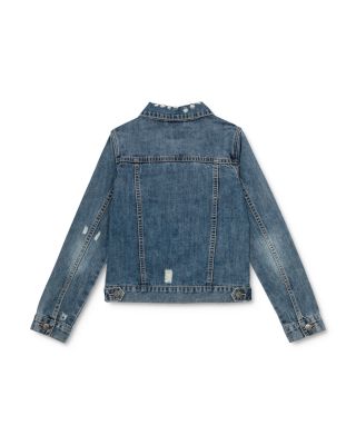 Girls' Distressed Denim Jacket - Little Kid