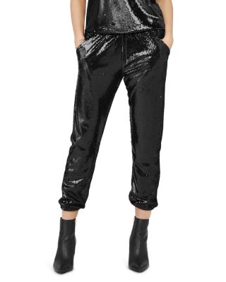 sequin jogging pants