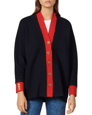 Sandro - Boan Logo-Button Cardigan