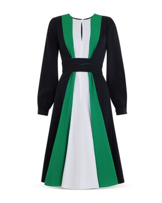 HOBBS LONDON Lyla Color-Block Tie-Waist Dress | Bloomingdale's