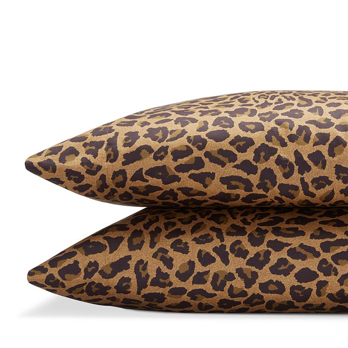 Home Treasures Kenya Standard Pillowcase, Pair In Leopard