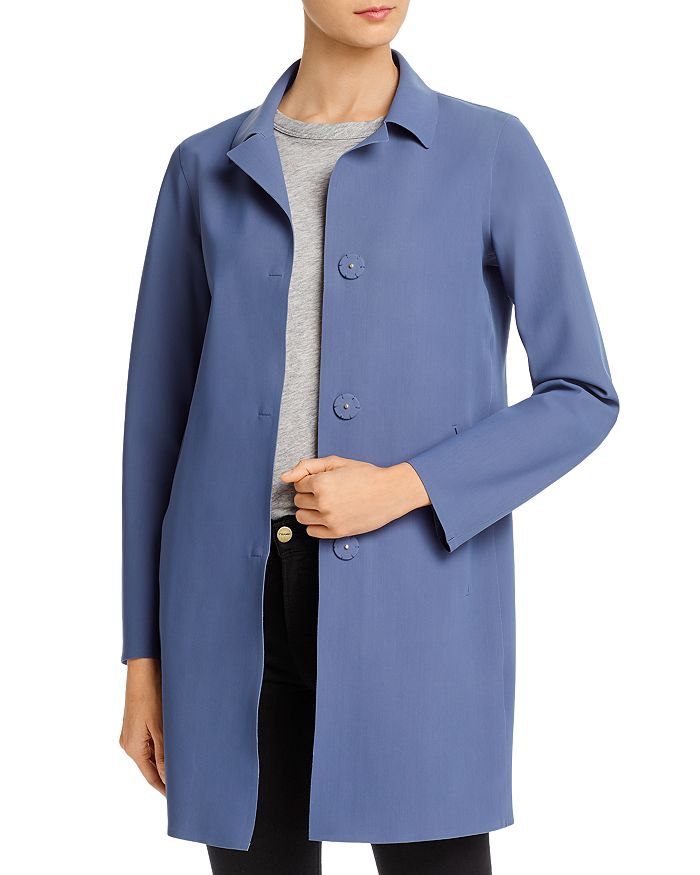 Herno First Act Coat In Avio Blue