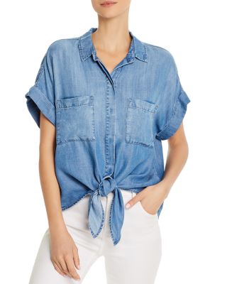 Bella Dahl - Tie-Front Chambray Shirt