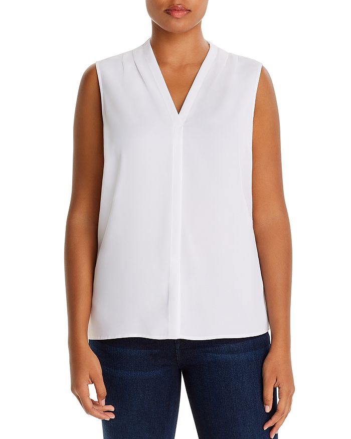 Nic And Zoe Plus Easy Day-to-night Top In Paper White