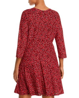 MICHAEL Michael Kors Plus Petal Print Cutout Dress | Bloomingdale's