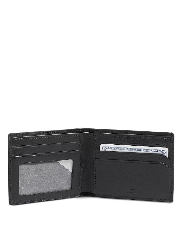Shop Tumi Nassau Double Billfold Wallet In Black Texture