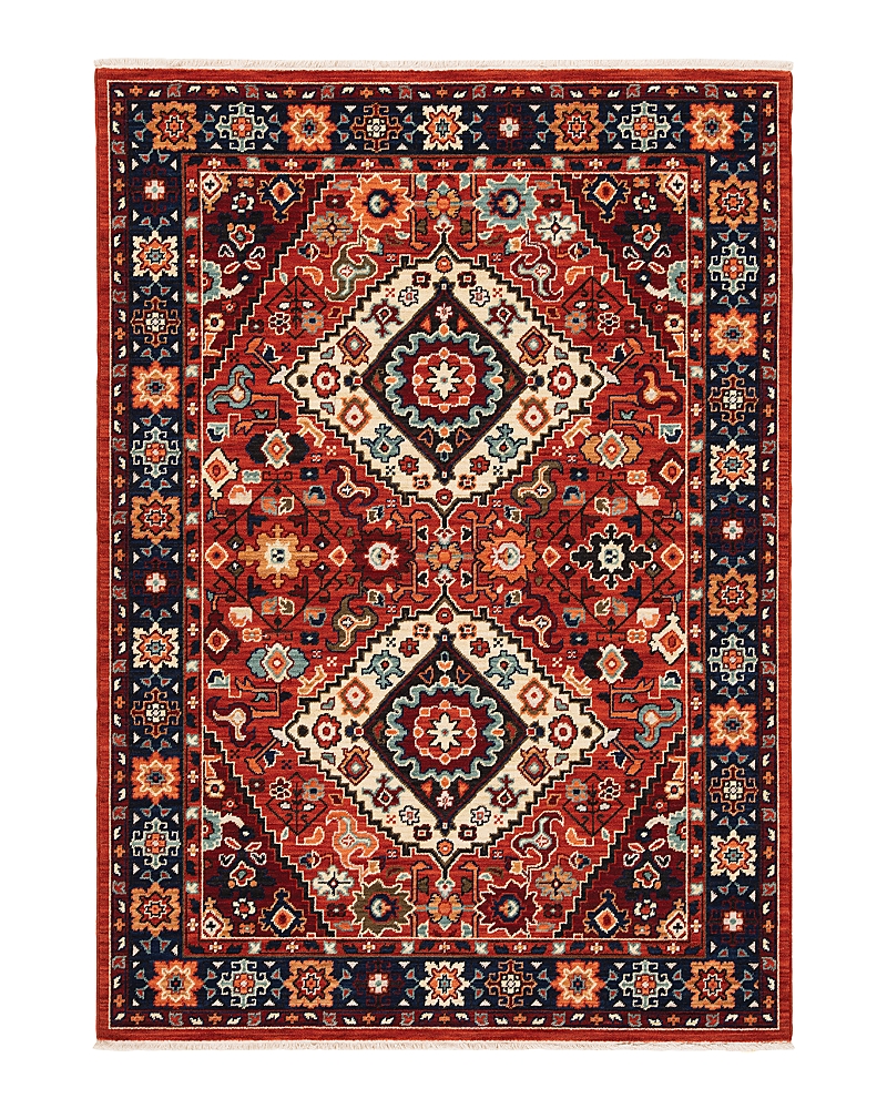 Oriental Weavers Lilihan 2061v Area Rug, 5'3 X 7'6 In Red/blue