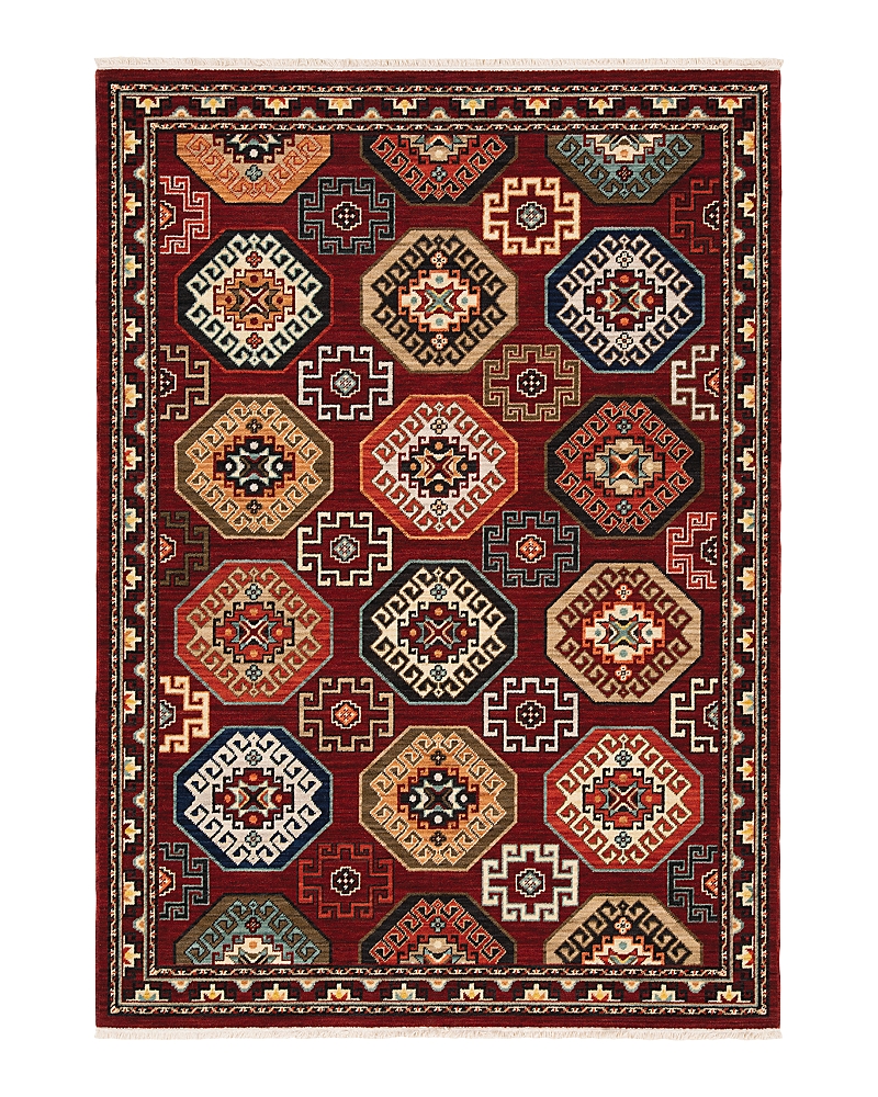 Oriental Weavers Lilihan 091r6 Runner Area Rug, 2' X 6' In Red/multi