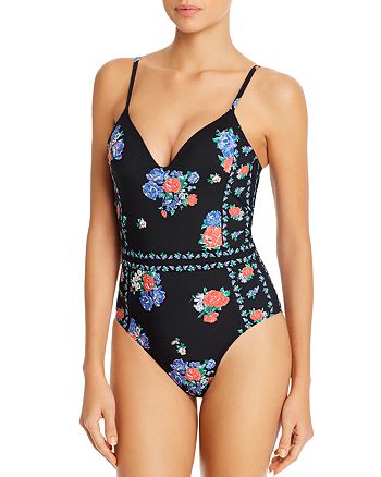 Tory Burch Printed One-Piece Swimsuit | Bloomingdale's