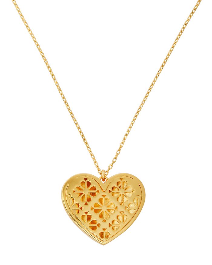 Kate spade heritage heart necklace clearance