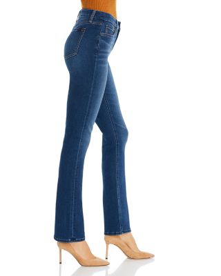High Rise Slim Straight Jeans in Classic Medium Blue