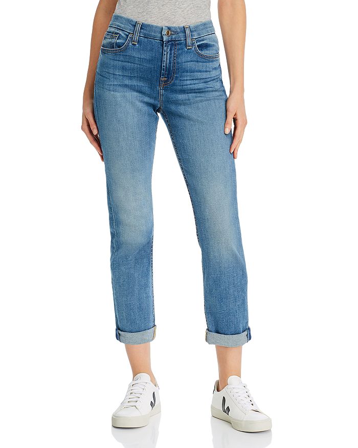 Jen 7 Straight-Leg Ankle Jeans in Canyncoast | Bloomingdale's