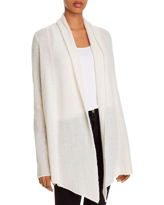 C By Bloomingdale's Open-front Cashmere Cardigan - 100% Exclusive In Ivory
