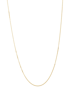 Photos - Pendant / Choker Necklace Bloomingdale's Box Link Chain Necklace in 14K Yellow Gold - 100 Exclusive