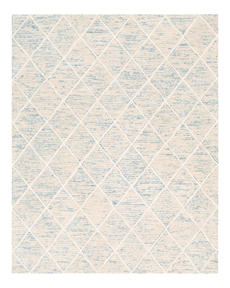 Shop Surya Eaton Eat-2304 Area Rug, 6' X 9' In Ice Blue/denim/ivory
