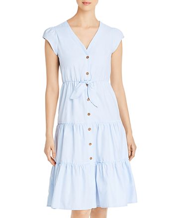 Design History Tiered Tie-Waist Dress | Bloomingdale's
