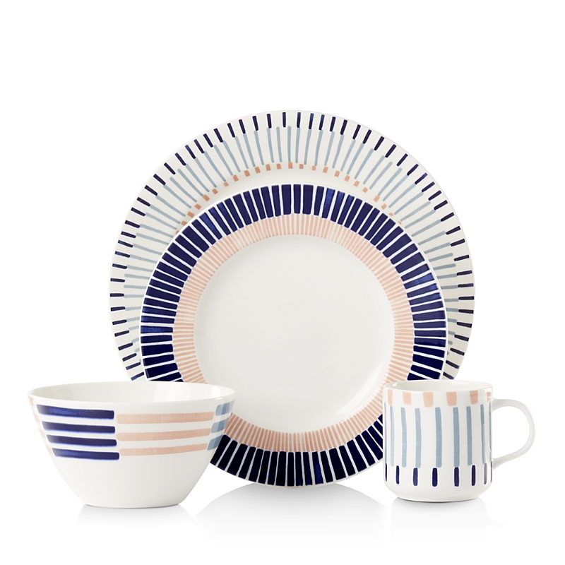 Kate Spade New York Brook Lane 4-piece Place Setting In White