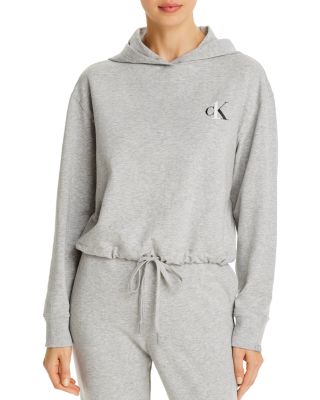 drawstring waist hoodie