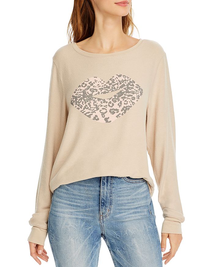 Wildfox 2025 lips sweatshirt