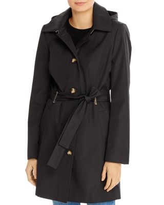 calvin klein belted trench coat