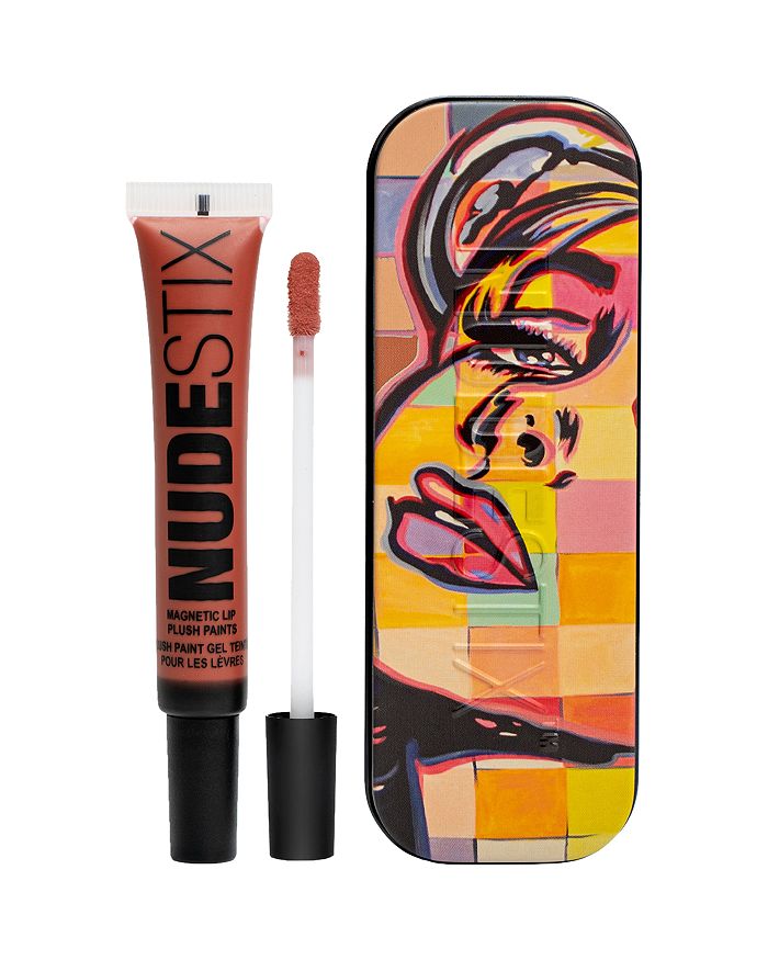 Nudestix Magnetic Lip Plush Paints Lip Color In Hot Paprika