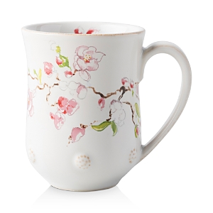 Juliska Berry & Thread Floral Sketch Camellia Mug In White