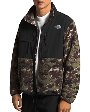 The North Face Denali Jacket In Burnt Olive Camo