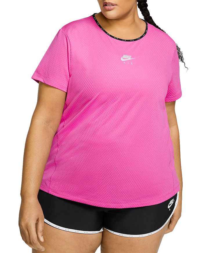 Nike Plus Air Top In Fire Pink
