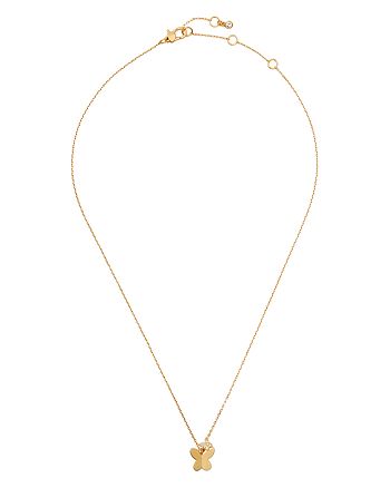 kate spade new york In a Flutter Butterfly Pendant Necklace, 17