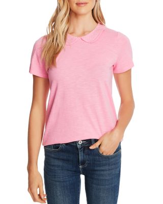 cece peter pan collar top