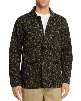 levis cheetah print trucker jacket