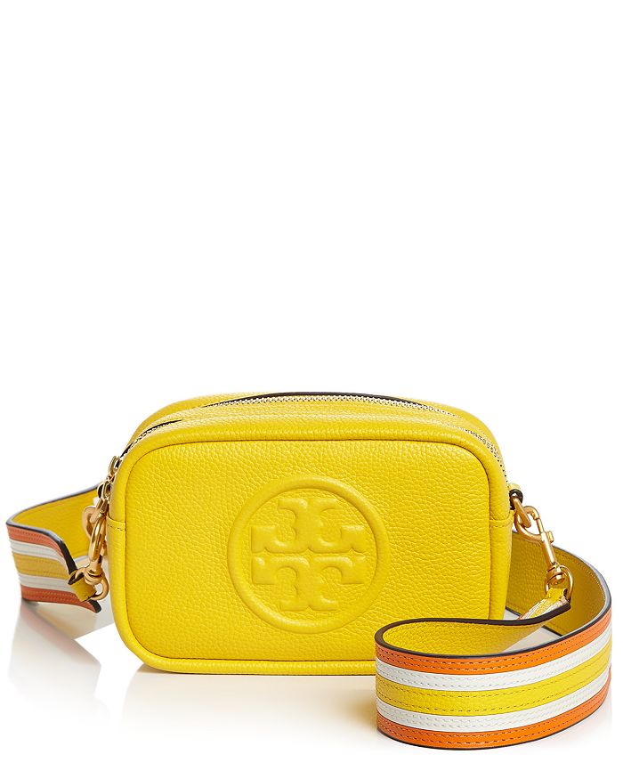 TORY BURCH PERRY BOMBE MINI LEATHER CONVERTIBLE STRAP SHOULDER BAG,64398