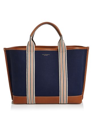 Tory Burch Perry Medium Multi Stripe Canvas Tote | Bloomingdale's