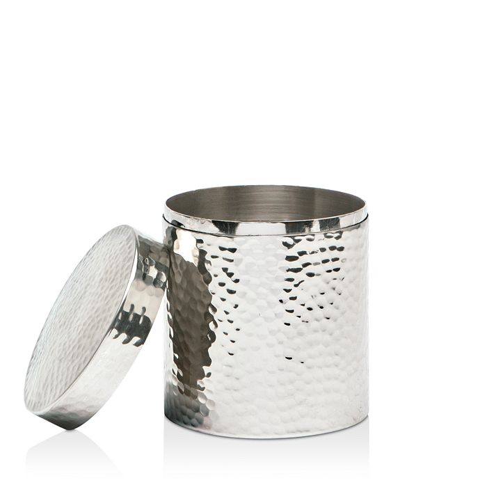 Pigeon & Poodle Verum Canister In Shiny Nickel