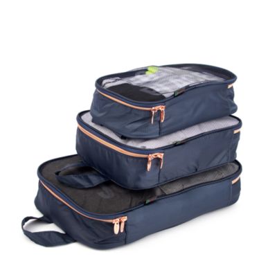 Miamica Going Places 3-Piece Packing Cube Set Bloomingdale's