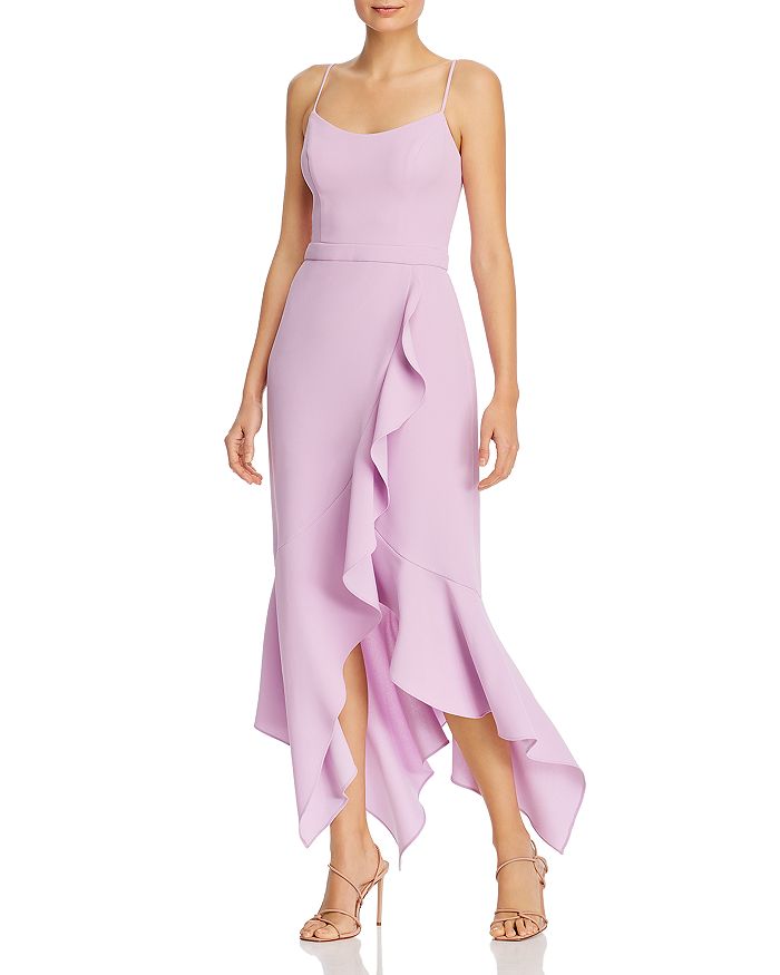 Aqua Ruffled Midi Dress - 100% Exclusive In Lilac