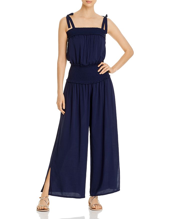 Tory burch smocked on sale jumpsuit