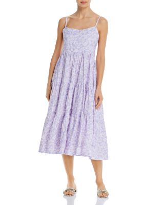 printed linen dress