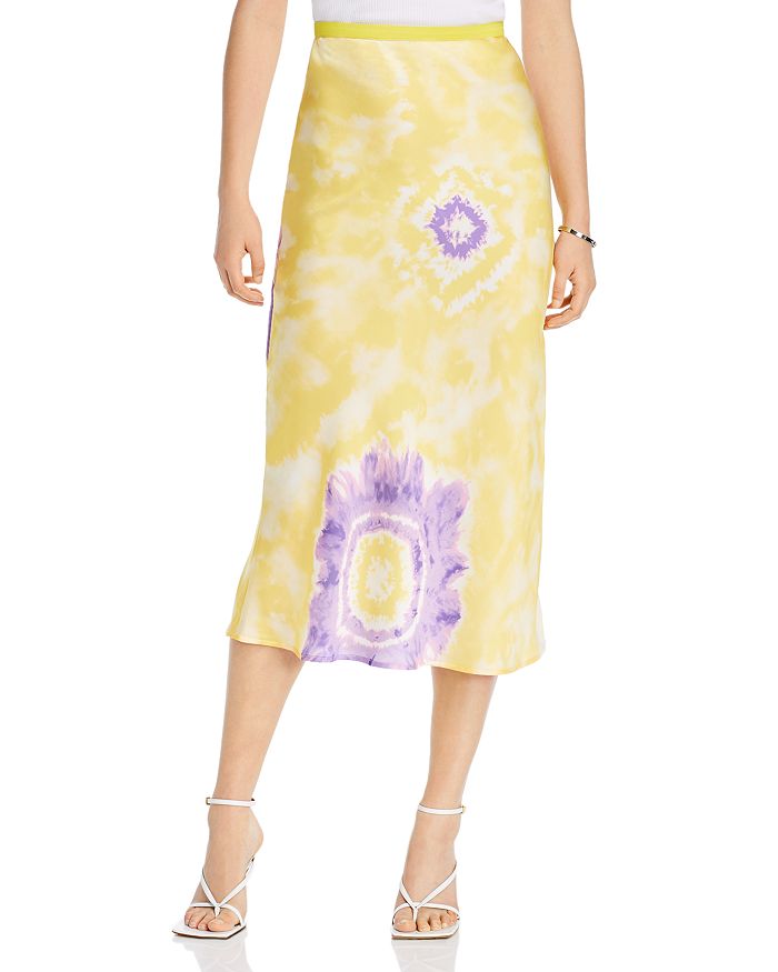 Lini Melanie Printed Midi Skirt - 100% Exclusive In Yellow/purple