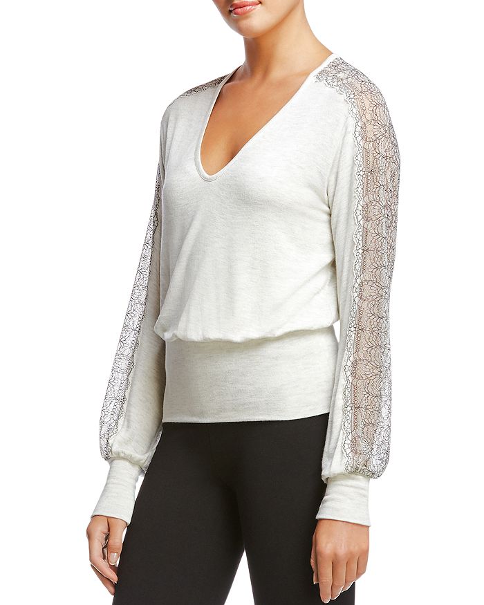 Bailey 44 Cora Lace Trim Top | Bloomingdale's